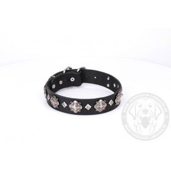 Sicheres Leder Hundehalsband von FDT Artisan