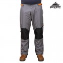 Dark-Grey Trainer Pants with Logo