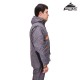 Dunkel-graue Trainer Jacke mit Logo