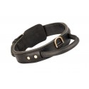 Durable 2 Ply Leather Dog Collar with Handle