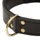  2 Ply Leather Dog Collar k9 for Labrador
