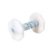  'Safe Grab'  Dog Training Dumbbell with White Plates