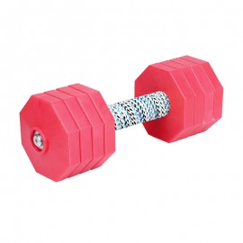  'Safe Grab'  Dog Training Dumbbell with White Plates