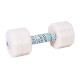  'The Tool of Power'  Dog Training Dumbbell with White Plates
