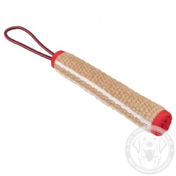  Dog Training Jute Bite Tug  for Labrador with Two Handles