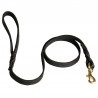 Leather Dog Leash for Walking and Training. Braided Design.