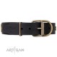 "Spanish Night" exklusiv FDT Artisan Leather Dog Collar for Labrador