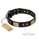 "Spanish Night" exklusiv FDT Artisan Leather Dog Collar for Labrador