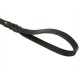 Braided Leather Dog Leash With Stainless Steel Snap-hook