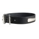 Leather Dog Collar with ID Tag for Training and Walking