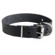 Leather Dog Collar with ID Tag for Training and Walking