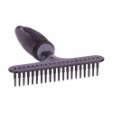 Metall Brush with rubber handle