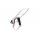 White Assistant Nylon Dog Harness with red padding for Guide Labrador