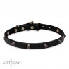 "Age of Style" 20 mm breites Designer Lederhalsband von FDT Artisan