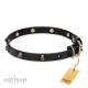 "Age of Style" 20 mm breites Designer Leather Dog Collar FDT Artisan