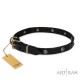 'Cloak and Sword'  exclusiv Leather Dog Collar FDT Artisan