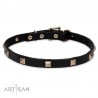 "Modern Style" Halsband aus echtem Leder 20 mm von FDT Artisan