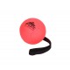 Orange synthetic Leather Dog Ball for Medium dogs,12 cm
