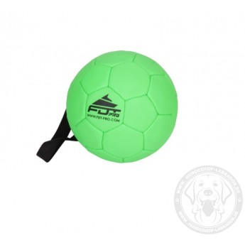 Grüner Ball für Hund von Fordogtrainers, 15 cm