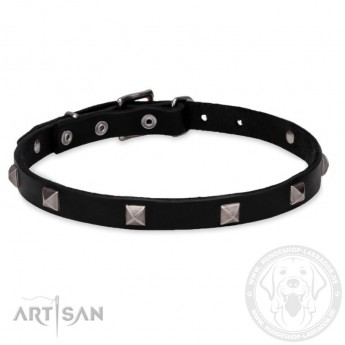 "A La Mode" Halsband aus echtem Leder 20 mm von FDT Artisan