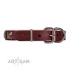 FDT Artisan "Pirat" Leather Dog Collar 25 mm