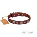 FDT Artisan "Pirat" Leather Dog Collar 25 mm