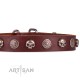 FDT Artisan "Pirat" Leather Dog Collar 25 mm