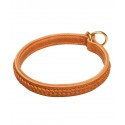 Leather Braided Labrador Collar for Obedience