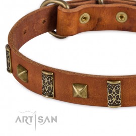  Labrador FDT Artisan Halsband mit Verzierungen im Barockstil