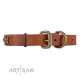  Sterne+Platten Mix Lederhalsband für Labrador von FDT Artisan