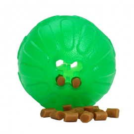 Grüner Gummiball mit Leckerlis von Starmark