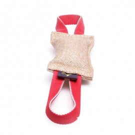  Dog Training Jute Bite Tug  for Labrador with Two Handles