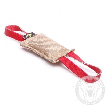  Dog Training Jute Bite Tug  for Labrador with Two Handles