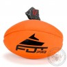 Orange Rugby Ball mit Handschlaufe für Labrador