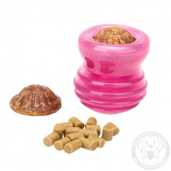 Rosa Gummi Hundespielzeug zum Kauen für Labrador, Super Qualität