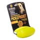 Gummi Spielzeug für Labrador in greller gelber Farbe, umweltsicher