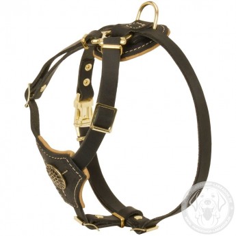 Luxury Puppy and Small Dogs Harness with Nappa Padding