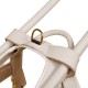 Guide Dog White Leather Harness for Labrador