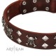 Rock 'n' Roll Stil ledernes Halsband von FDT Artisan