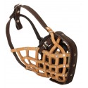 Labrador Muzzle Leather Basket for Service Work