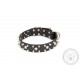 FDT Artisan "Rock Star" Lederhalsband  mit Messing Schmuck