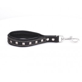 Short Leather Pull Tab with soft padding