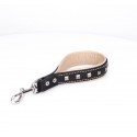 Short Leather Pull Tab with light colour padding