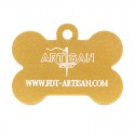 Bone-Shaped Dog Tag with Personal Engraving for Labrador