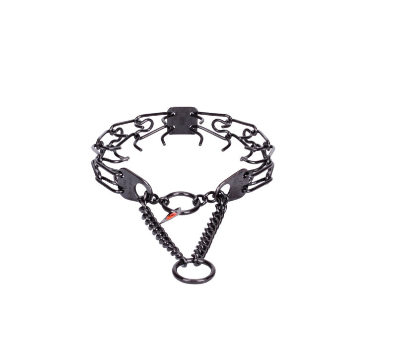 Stachelhalsband schwarz